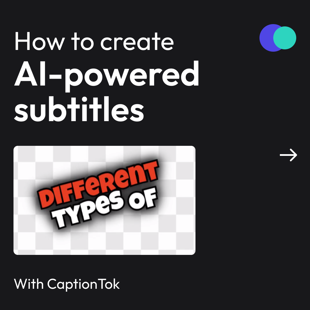 How to create AI-powered subtitles 1